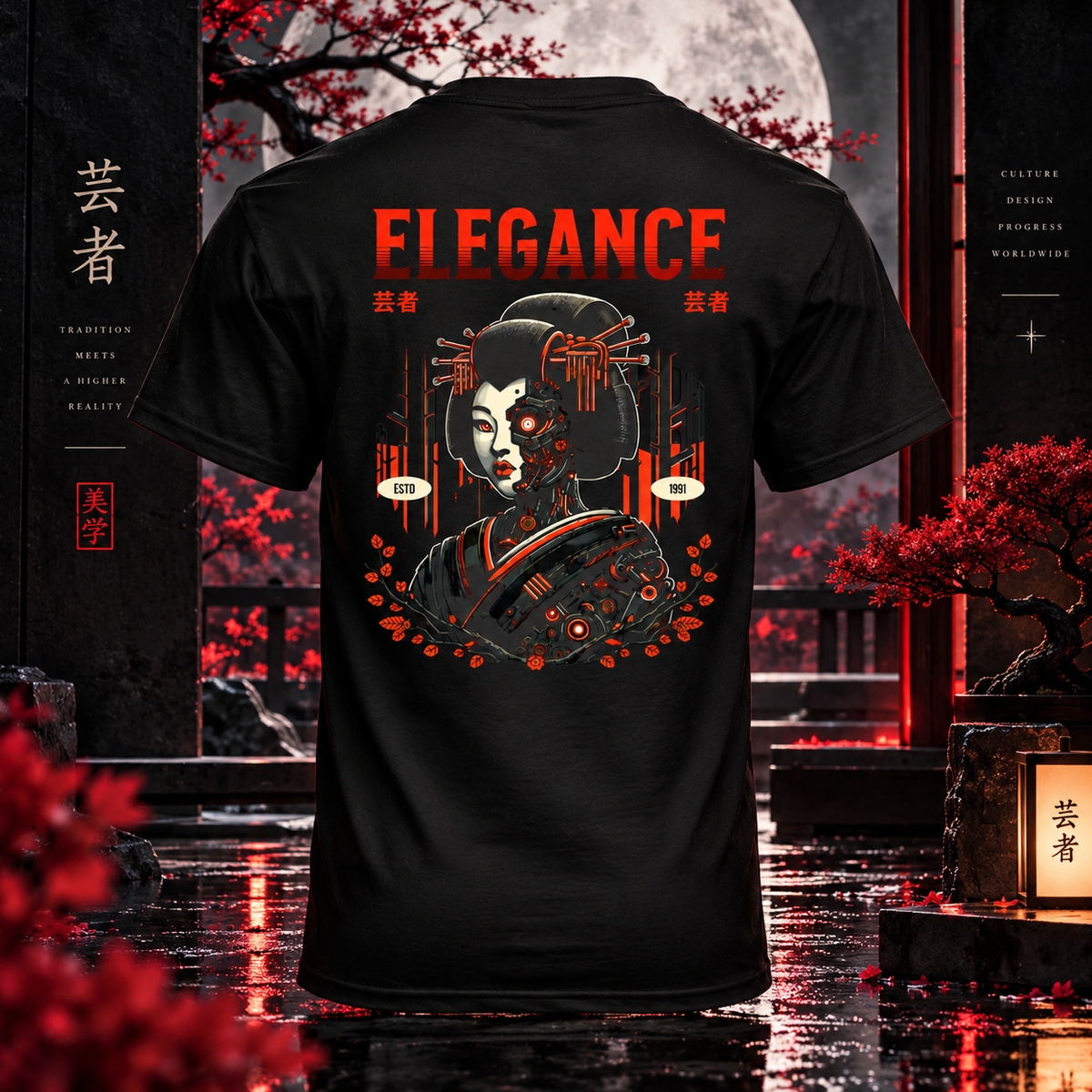 Elegance cyber geisha